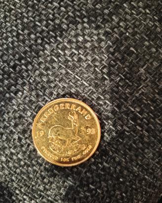 moneta d'oro da 1 oncia south africa krugerrand (a