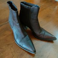 Stivaletti Chelsea donna in pelle marrone