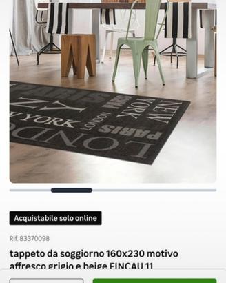 Tappeto 160 x 220 leroy merlin