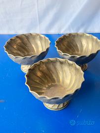 Coppette Vintage Placcate Argento Lorenzi Milano