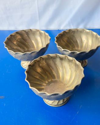 Coppette Vintage Placcate Argento Lorenzi Milano