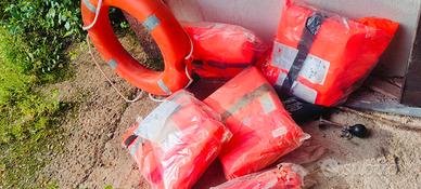 kit gommone barca navigazione salvataggio 