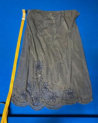 Titolo gonna lunga con tulle e paillettes