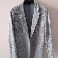 Blazer elasticizzato fantasia geometrica