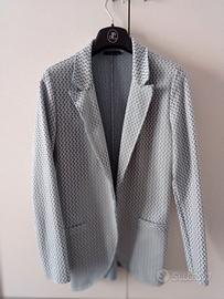 Blazer elasticizzato fantasia geometrica