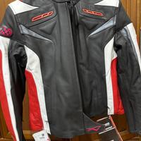 Giubbotto donna in pelle da moto