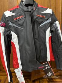 Giubbotto donna in pelle da moto