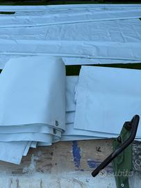 Tutte le misure sono di sotto  scritte teli in pvc