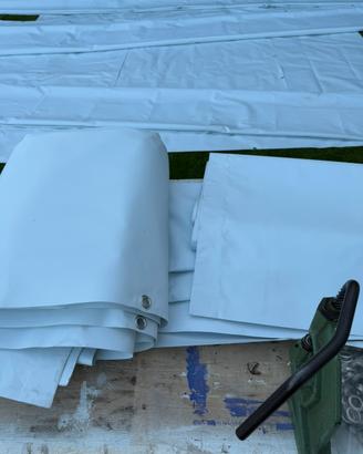 Tutte le misure sono di sotto  scritte teli in pvc