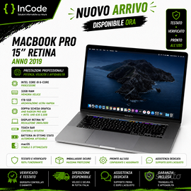 MacBook Pro 15” Retina 2019 – Intel Core i9