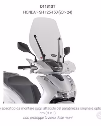 Parabrezza GIVI per Honda SH 125/150 CODICE D1151S
