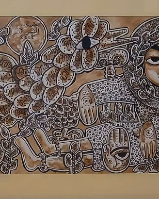 Dipinto originale di Hassan El Shark 
