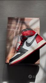 Jordan 1 black toe 7us