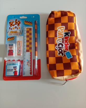 Kit scuola Kinder + astuccio