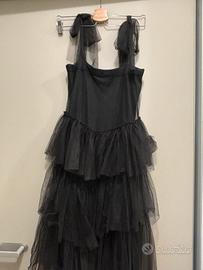 Vestito da sera nero in tulle