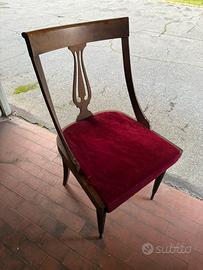 Sedia d’epoca liberty
