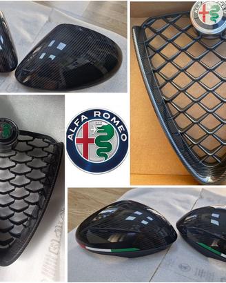Ricambi Alfa Romeo Giulia Stelvio carbonio