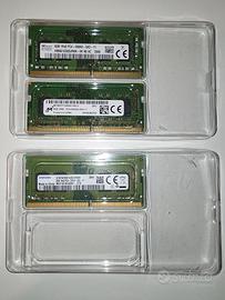 RAM DDR4 8GB 3 moduli