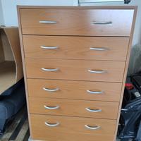 Cassettiera a 6 piani