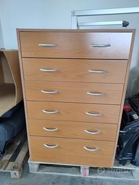 Cassettiera a 6 piani