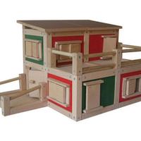 Costruzioni magnetiche legno 124 pezzi