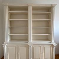 Libreria legno bianco