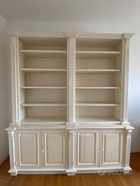 Libreria legno bianco