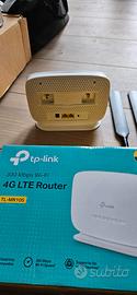 Router sim 4g lte 300 mbs tp link + 2 antenne agg.