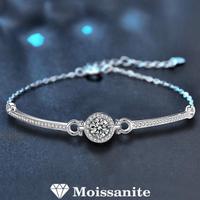 Braccialetto Donna Argento 925 Moissanite 1 Carato