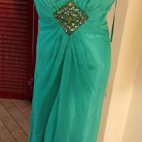 Abito lungo verde tg 46-48-50 Marfil Rosa Clara 