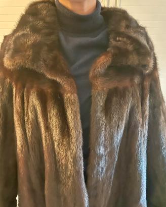 Pelliccia visone lunga vintage