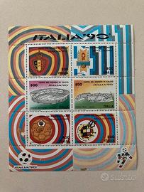 foglietto francobolli Italia '90