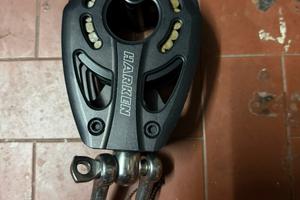 Doppio bozzello Harken 100 mm alto carico