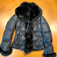 Piumino Donna Anno ZHERO Nero Antracite 40 Small