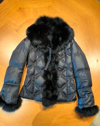 Piumino Donna Anno ZHERO Nero Antracite 40 Small