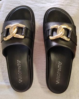 ciabatte donna in pelle 