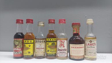 bottiglie mignon da collezione 