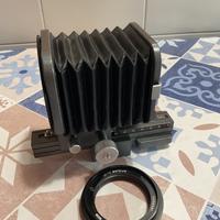 Soffietto macro Leica M con due adattatori