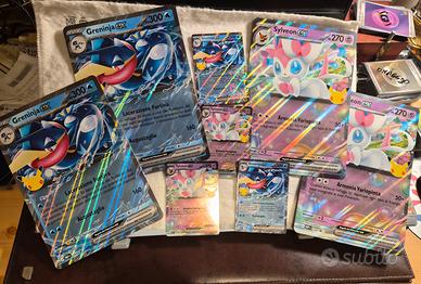 Pokémon 30 Anniversario Lotto 8 carte Jumbo e prom