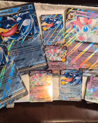 Pokémon 30 Anniversario Lotto 8 carte Jumbo e prom