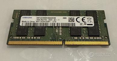 Samsung 16 GB DDR4 2666 MHz SODIMM PC4-21300 2Rx8