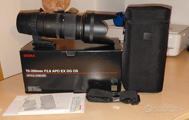 obiettivo sigma 70 200 f 2.8 dg os hsm canon ef