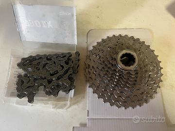 Shimano cassetta pignoni HG CS-M750 10v+catena