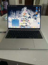 MacBook Pro 14 M1 Pro 16GB – 154 cicli – Perfetto