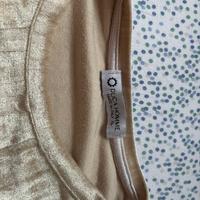 tuta  ciniglia color oro