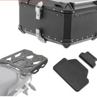 Bauletto alluminio 65l  + piastra bmw 1250gs