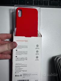 Cover iphone X e XS Rossa