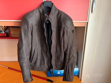 Giubbotto In Pelle Dainese BLACK HAWK PELLE TG. 52