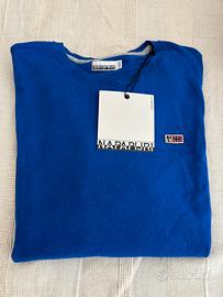 Pullover Napapijri blu – M – 100% cotone nuovo