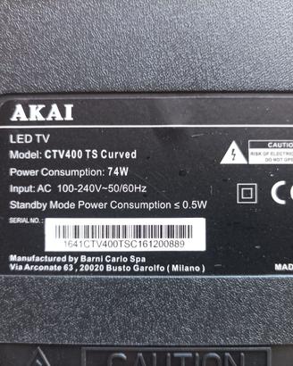 Kit 3 LED barre LED TV Akai JS-D-JP3910 CTV400 TS
